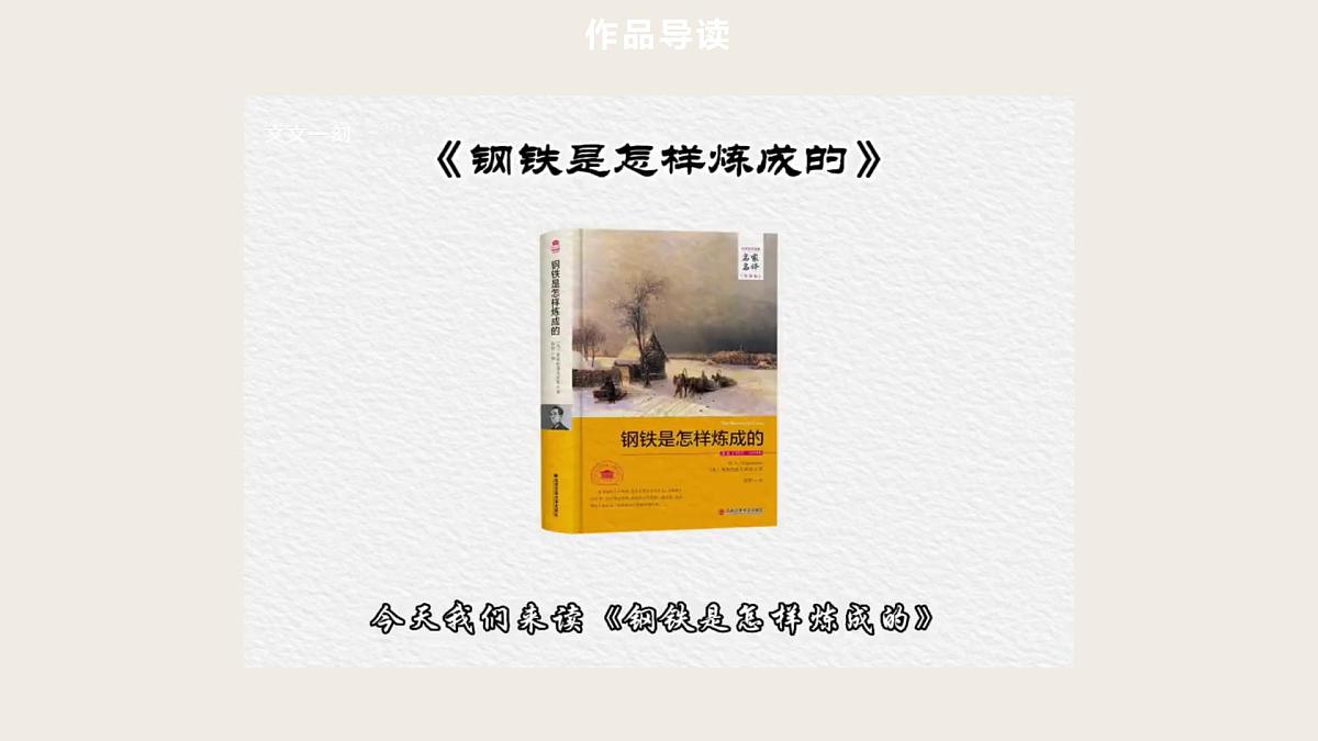 第8篇  《钢铁是怎样炼成的》　——中考语文部编版名著整本书阅读复习课件　第5页