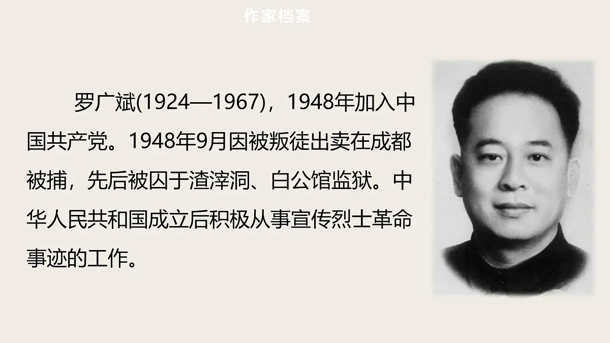 第13篇 《红岩》　——中考语文部编版名著整本书阅读复习课件　第3页
