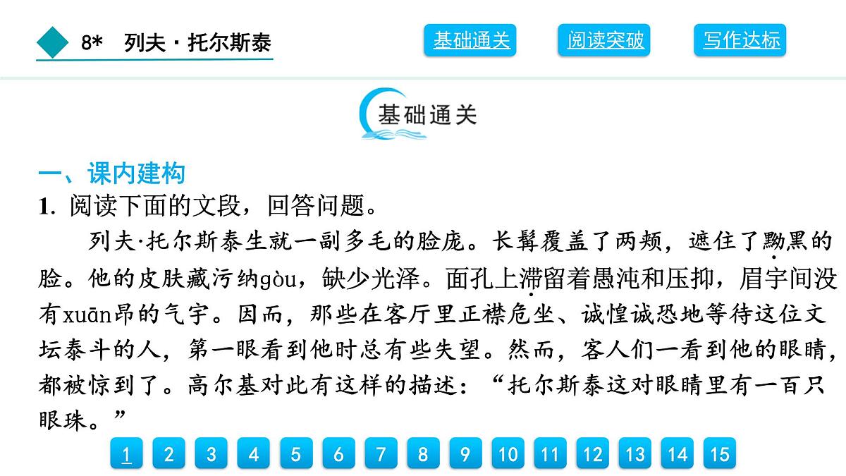 统编版（2024）七年级语文下册3列夫·托尔斯泰课件第2页