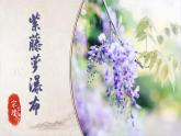 2024-2025學(xué)年統(tǒng)編版語文七年級下冊第19課《紫藤蘿瀑布》課件