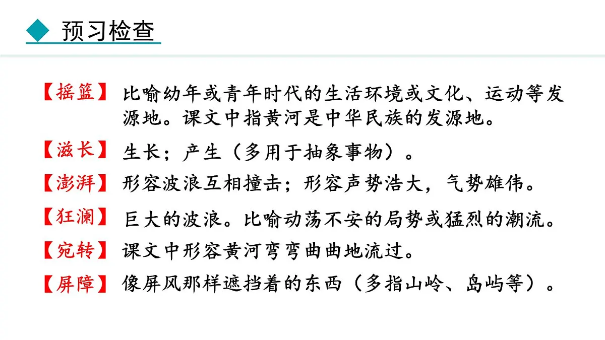 统编版（2024）七年级语文下5黄河颂课件ppt第7页
