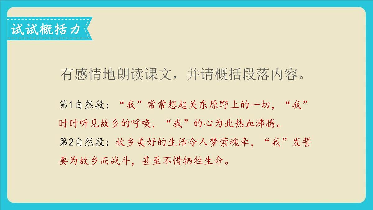 统编版（2024）七年级语文下学期8土地的誓言课件ppt第5页