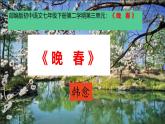 部編版初中語文七年級下冊第二學期第三單元：《晚春》課件