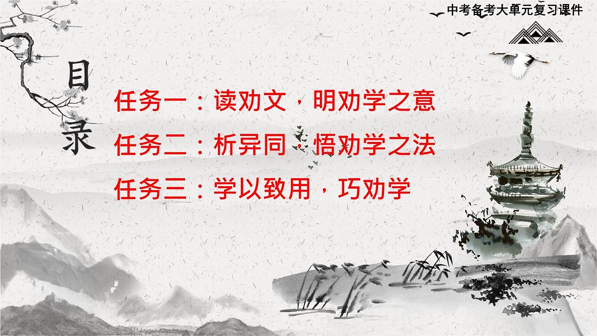 中考语文一轮复习：《送东阳马生序》《孙权劝学》《诫子书 》整合复习课件第3页