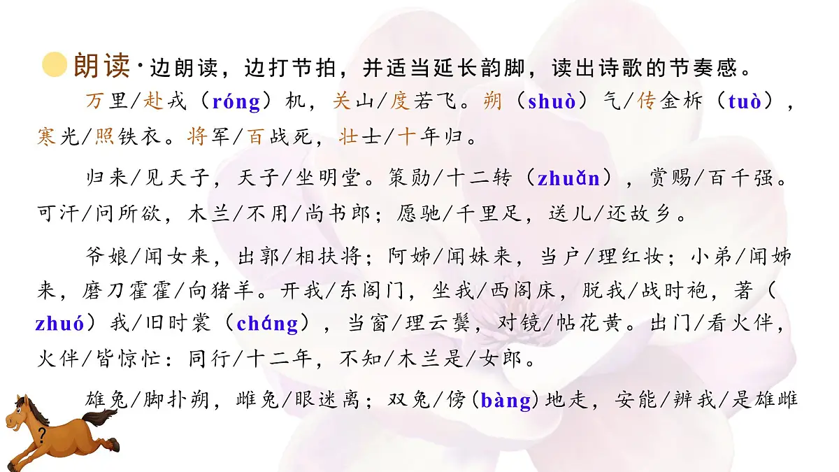 9 木兰诗 课件 部编版语文七年级下册第4页