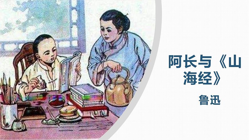 统编版（2024）七年级语文下册10阿长与《山海经》ppt课件第1页