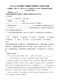 江苏省徐州市贾汪区2024-2025学年八年级下学期期中语文试题（解析版）