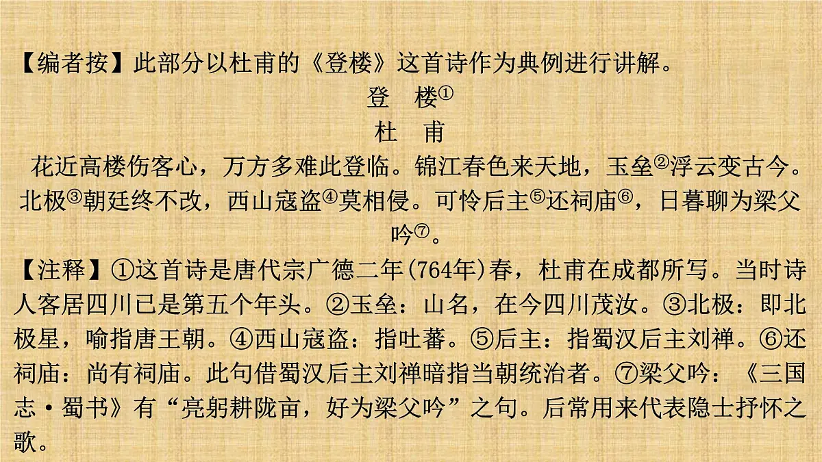 2025年中考语文复习专题　古代诗歌阅读 [PPT]第7页