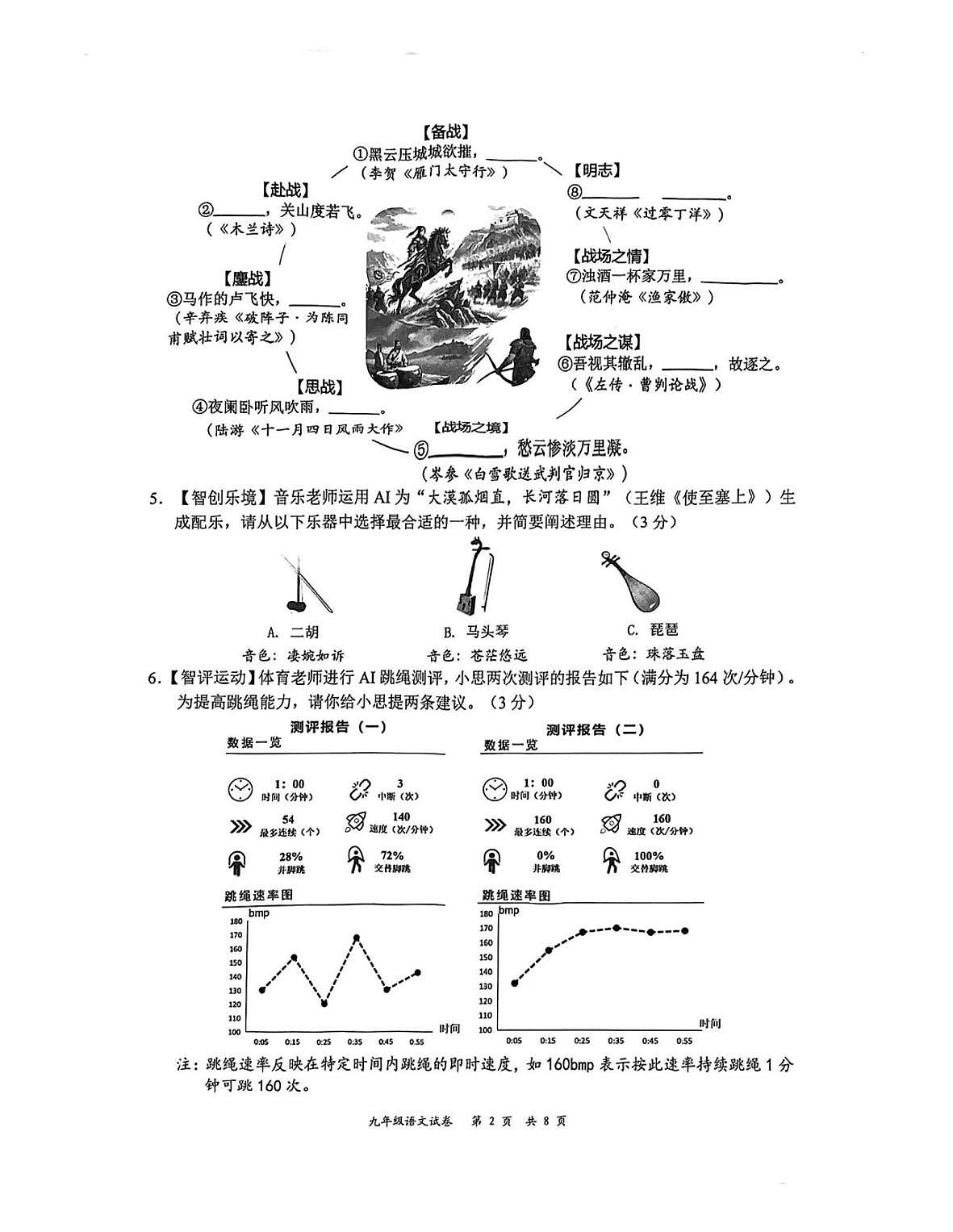 2025年广东省深圳市龙华区中考二模语文试卷（中考模拟）第2页