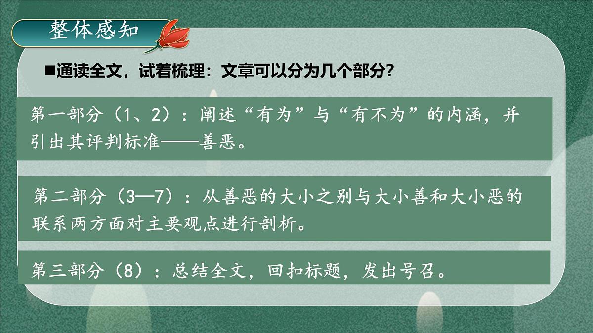 第16课《有为有不为》课件-2024-2025学年统编版语文七年级下册第8页