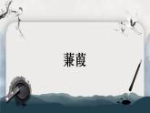 統(tǒng)編版初中語文八年級下冊12《詩經(jīng)》二首——蒹葭 課件