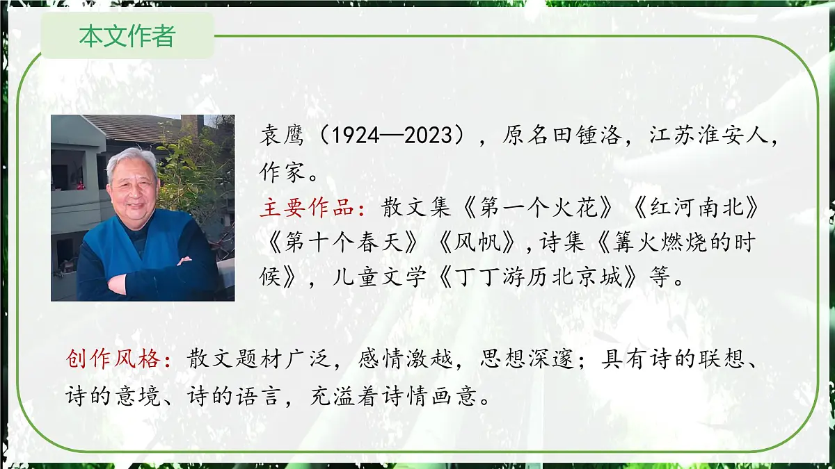第18课《井冈翠竹》课件-2024-2025学年统编版语文七年级下册第4页