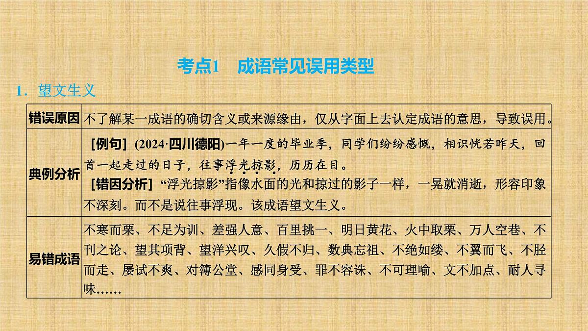 2025年中考语文复习专题 词语运用 课件第2页