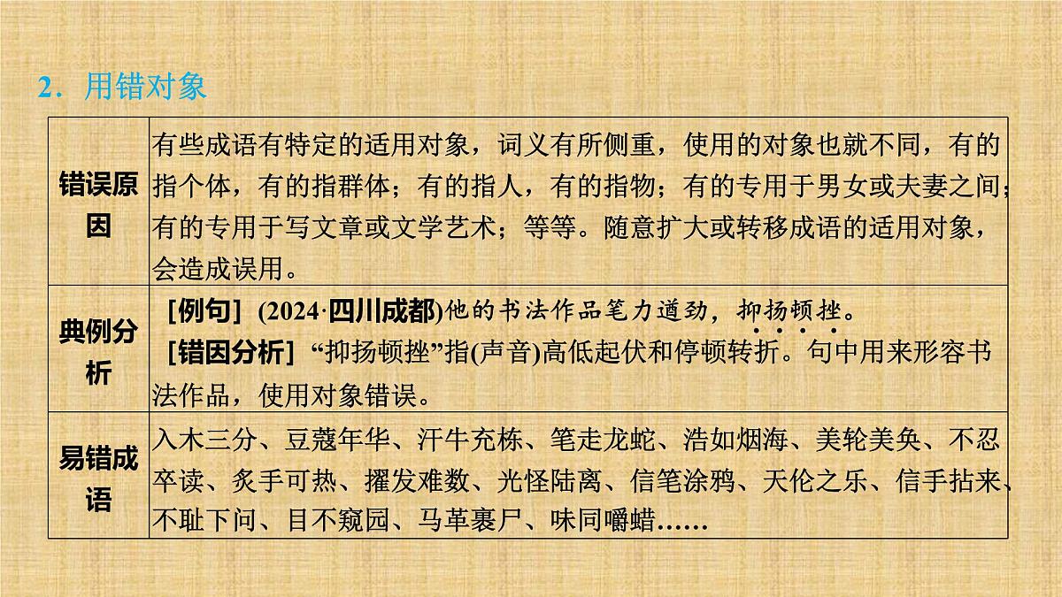 2025年中考语文复习专题 词语运用 课件第3页