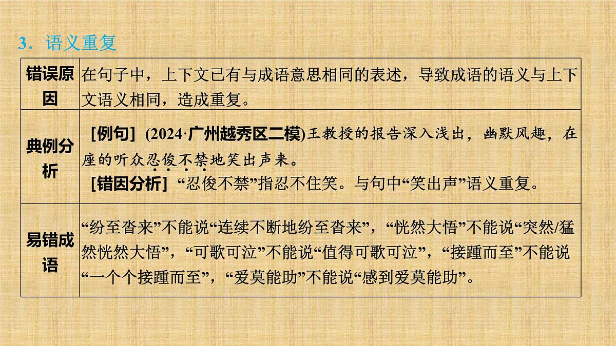 2025年中考语文复习专题 词语运用 课件第4页