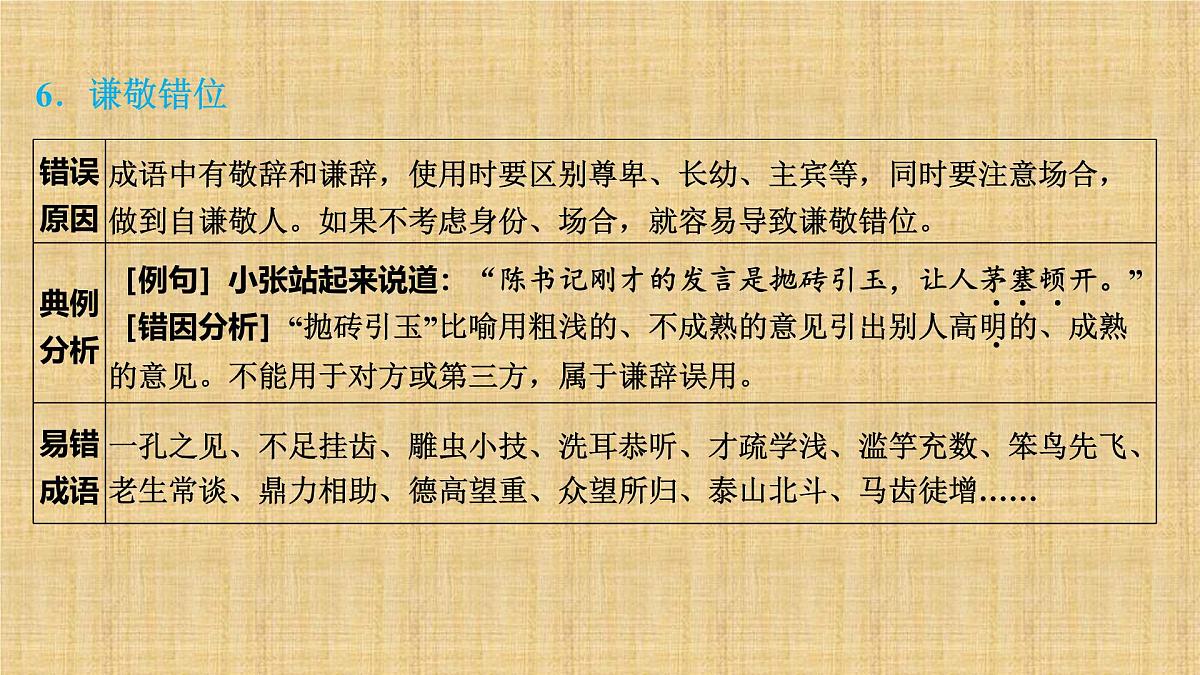 2025年中考语文复习专题 词语运用 课件第7页