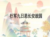 部編版2025-2026年第一學(xué)期 七年級 語文上冊 第三單元  課外古詩詞誦讀  行軍九日思長安故園  課件