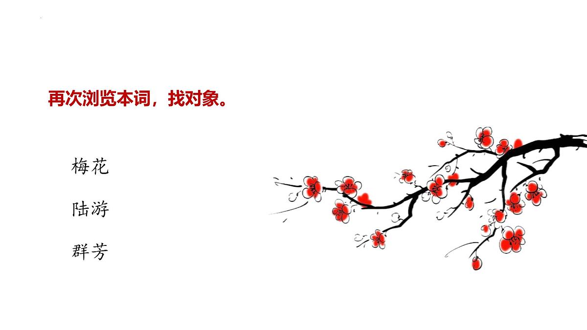 统编版语文八年级下册第六单元课外古诗词诵读《卜算子-咏梅》课件第4页