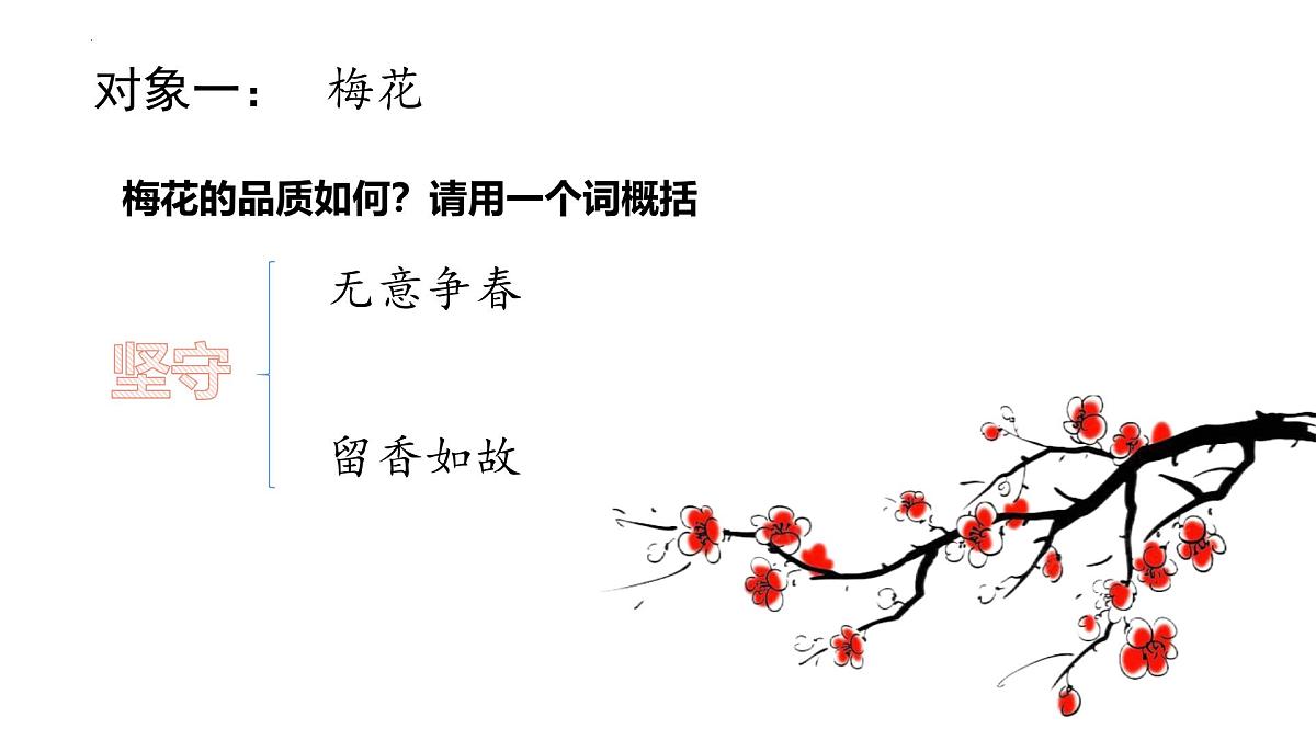 统编版语文八年级下册第六单元课外古诗词诵读《卜算子-咏梅》课件第8页