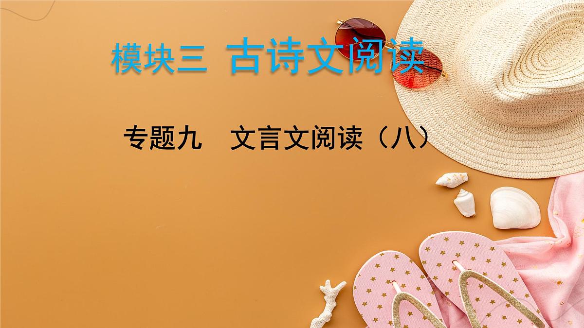 2025年中考语文二轮复习 专题九  文言文阅读（八） 课件第2页