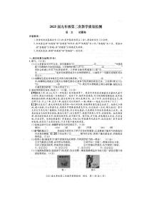 2025年安徽省阜阳市颍上县中考二模语文试题（中考模拟）