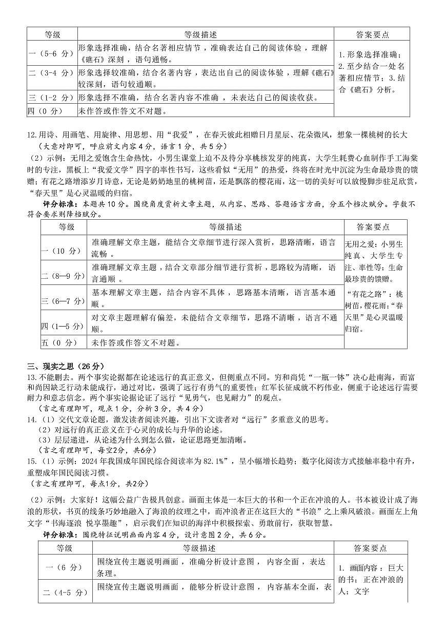 语文答案第2页