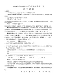 2025年河南省周口市沈丘县中考二模语文试题
