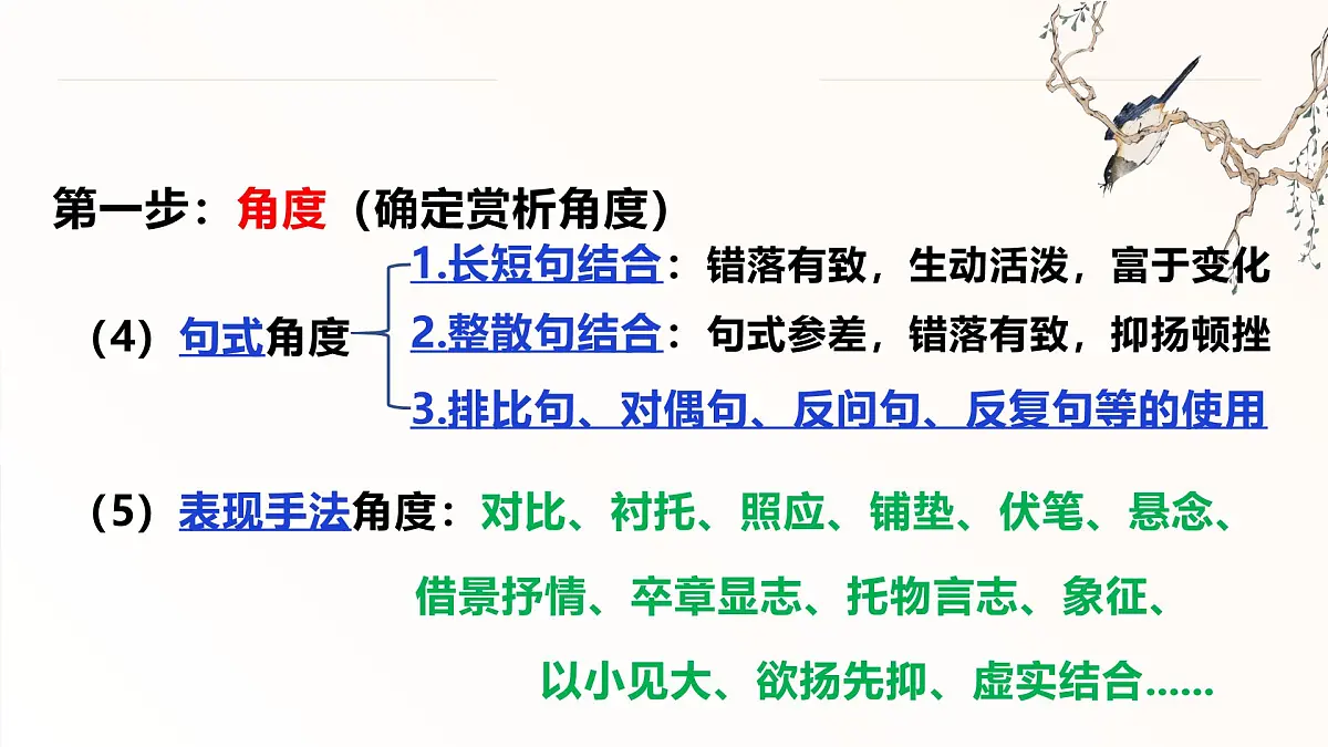 2025年中考语文复习文学类专题复习二：赏析类题型课件第4页