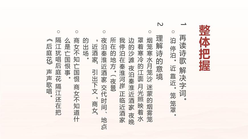 部编版七年级下册《泊秦淮》课件第7页