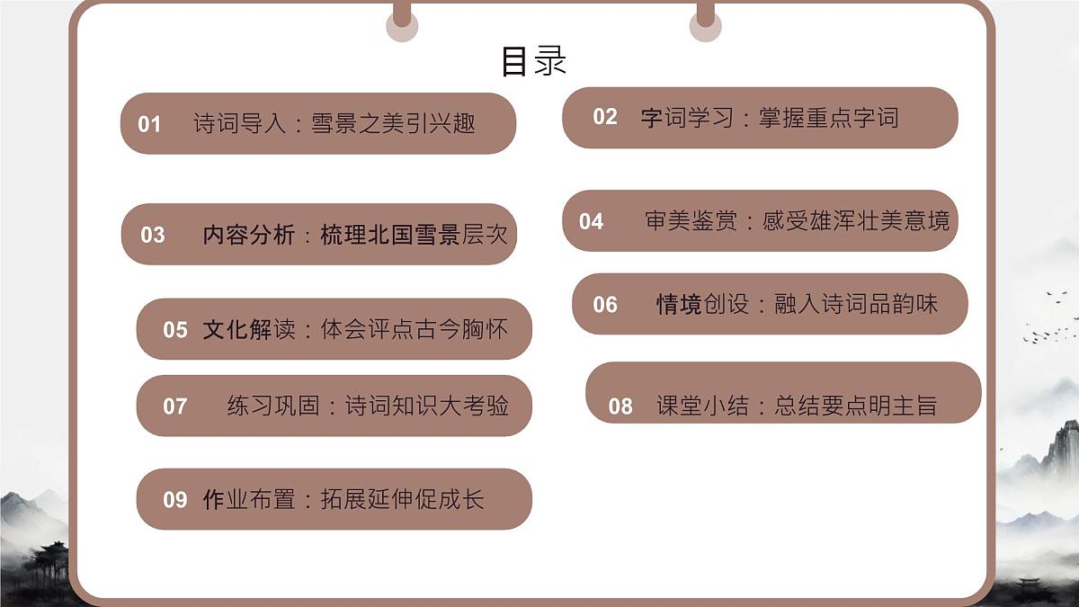 1 沁园春雪 课件统编版九年级语文上册第2页