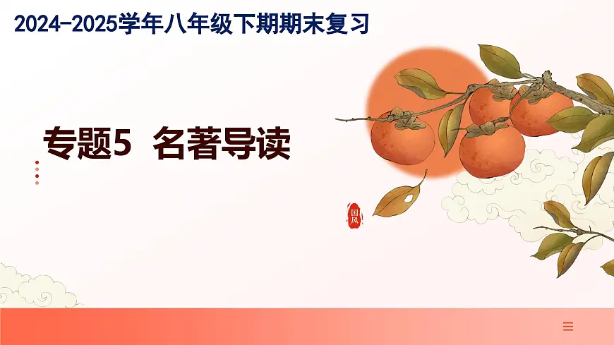 专题05：名著导读（考点串讲）（课件）-2024-2025学年八年级语文下学期期末考点大串讲（统编版·五四学制）第1页