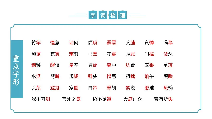 第三单元（复习课件）-2024-2025学年七年级语文下册同步精品课堂（统编版2024）第8页