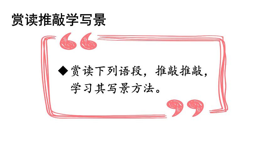 初中语文新人教部编版八年级上册第三单元写作 学习描写景物教学课件（2025秋)第4页