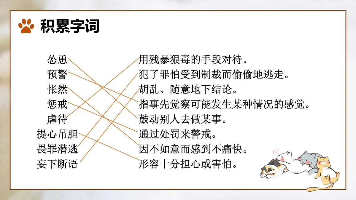 新人教部编版语文七上 5-17《猫》课件（凡是生命皆平等）第7页