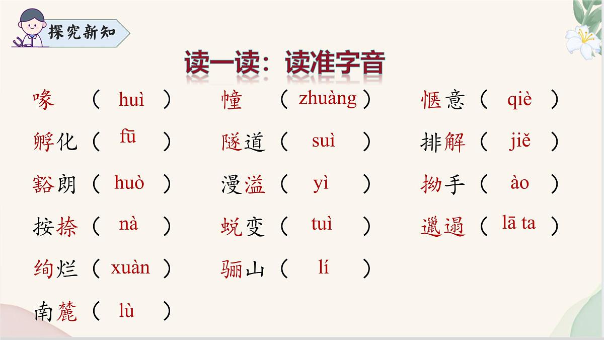 新人教部编版语文七上 5-18《我的白鸽》  课件第8页