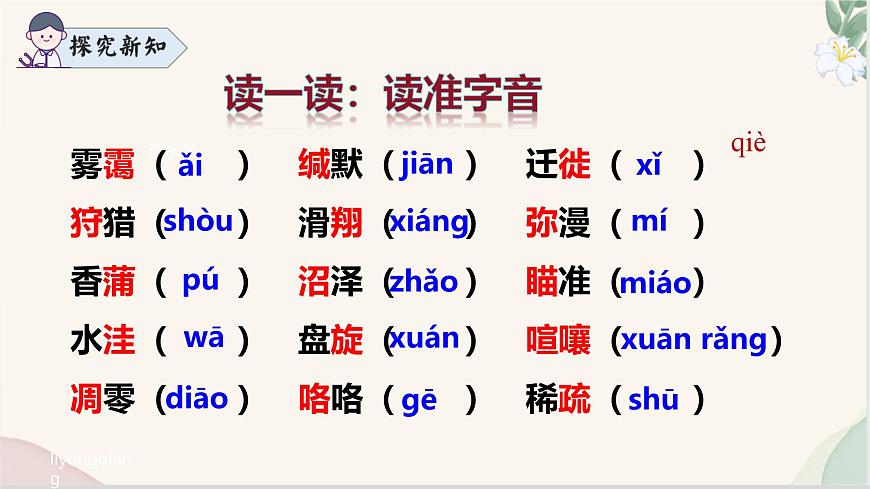 新人教部编版语文七上 5-19《大雁归来》课件第7页