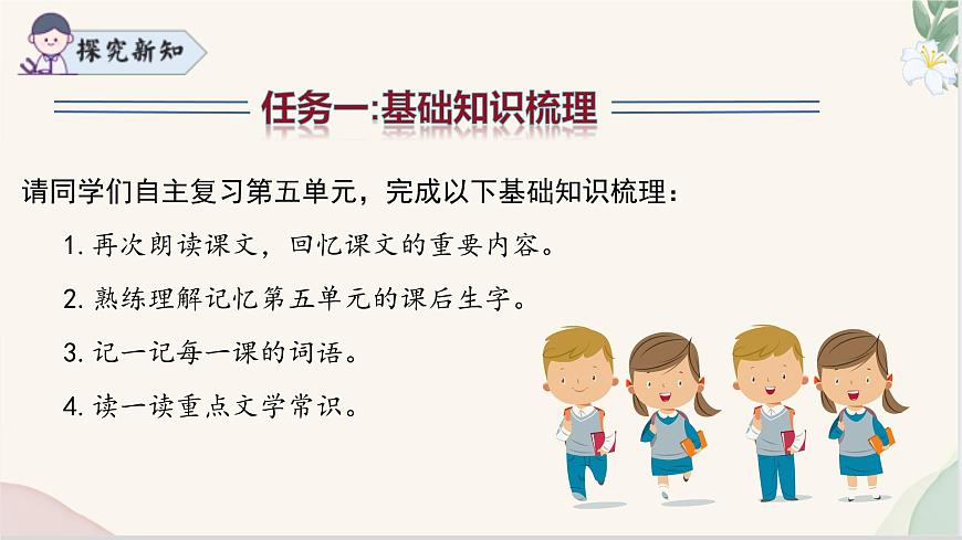 新人教部编版语文七上 第五单元复习课件第4页