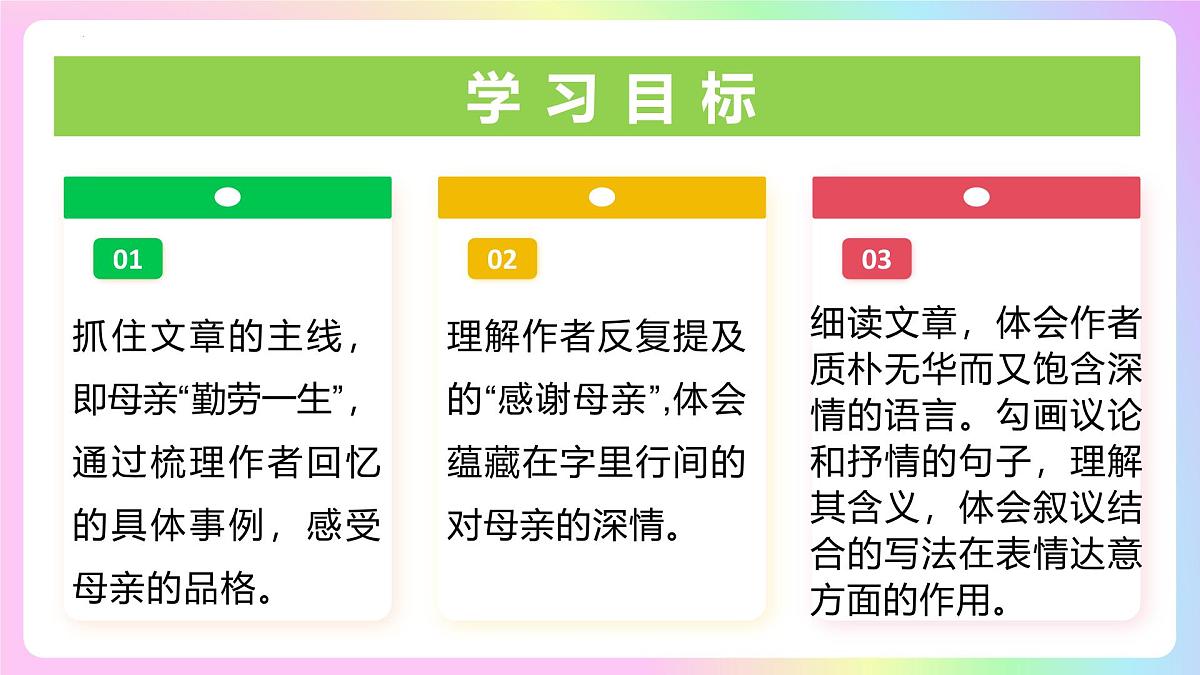 新人教部编语文七上 4-14《回忆我的母亲》课件第2页