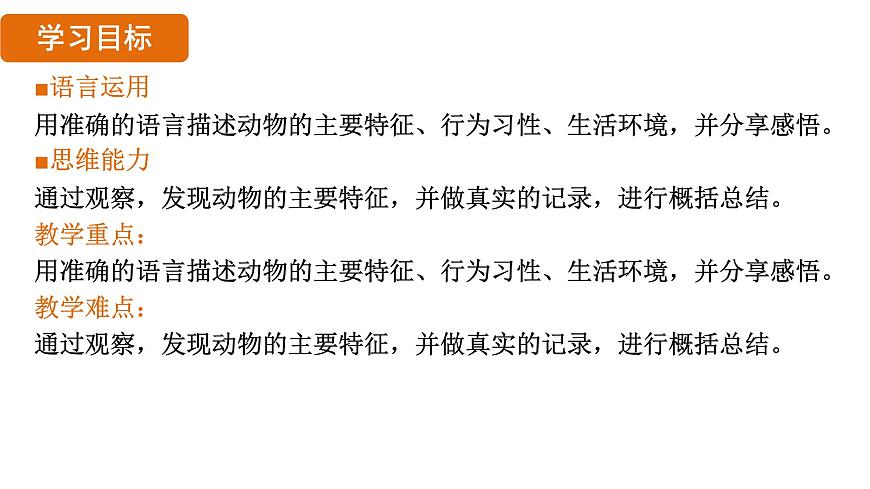 新人教部编语文七上 第五单元《亲近动物，丰富生命体验》课件第2页