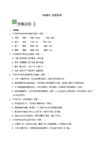 初中人教部编版（2024）台阶复习练习题