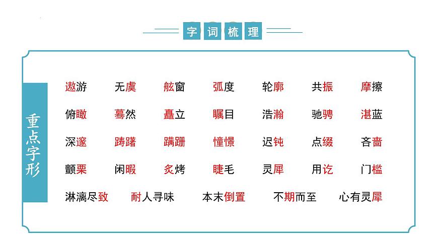 新人教部编语文七下 《第六单元》复习课件第8页