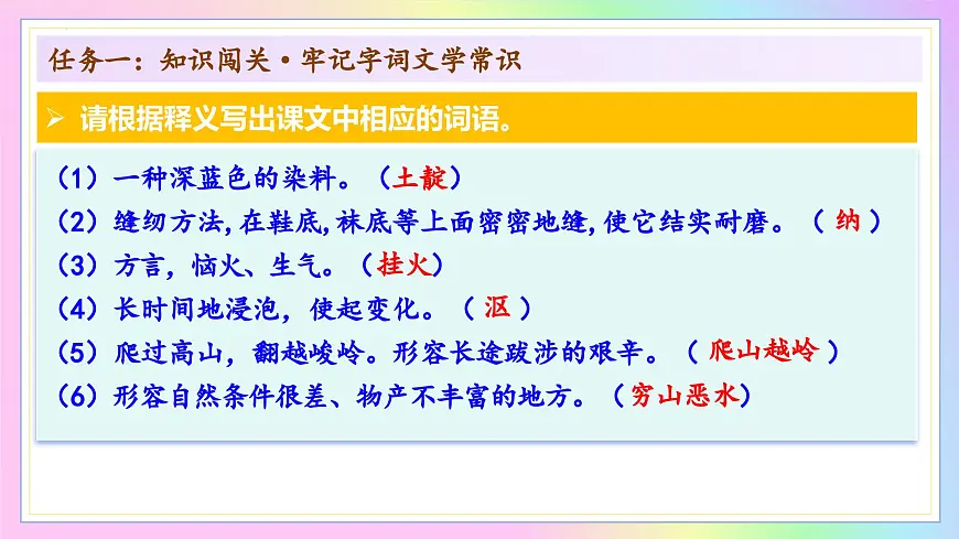新人教部编语文七下 3-11《山地回忆》教学课件第8页