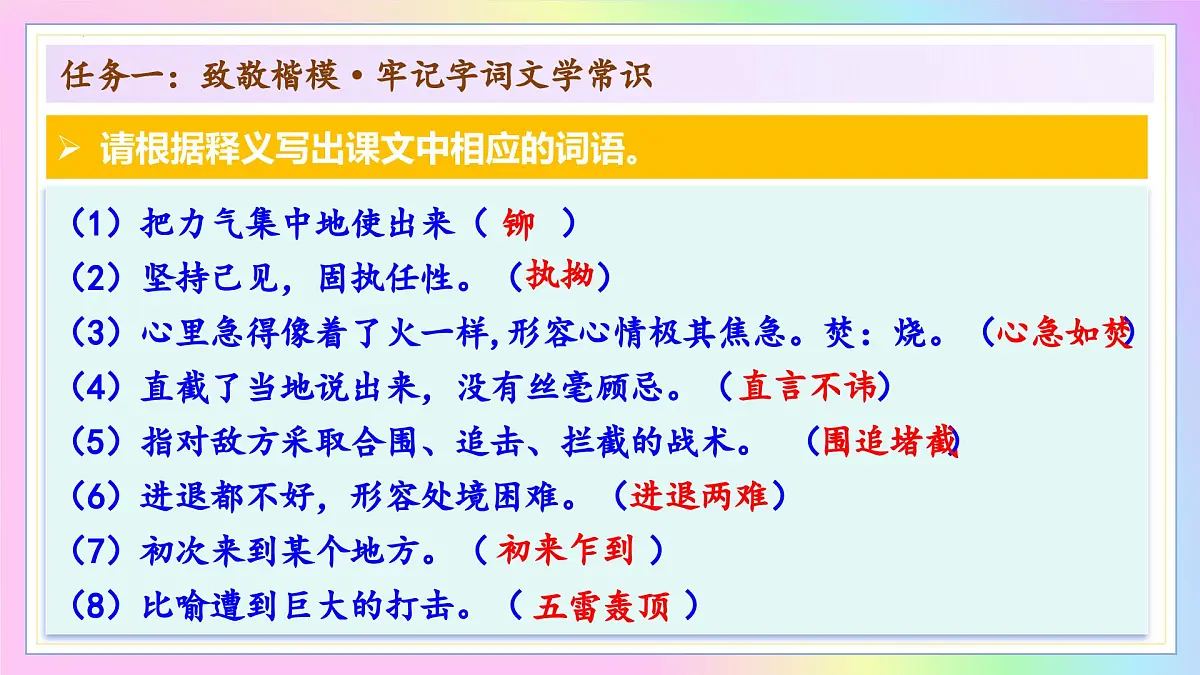 新人教部编语文七下 4-15《青春之光》教学课件第8页