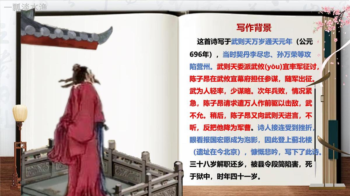 新人教部编语文七下 5-21《登幽州台歌》 课件第5页