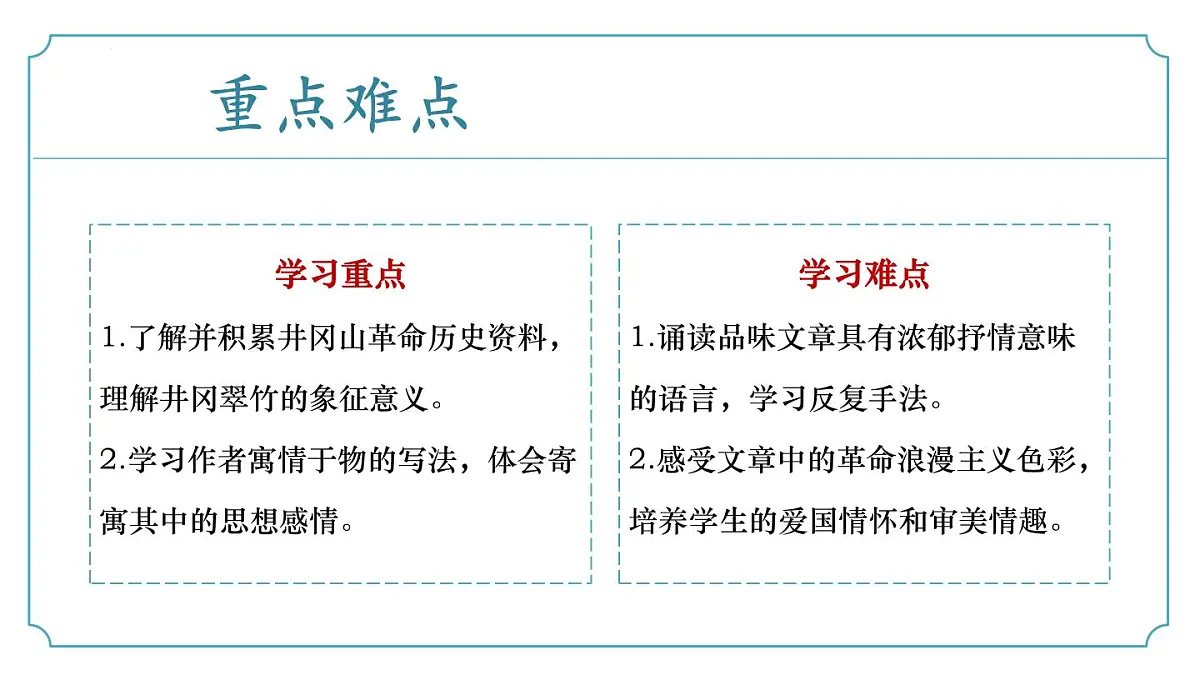 新人教部编语文七下 5-18《井冈翠竹》 课件第4页