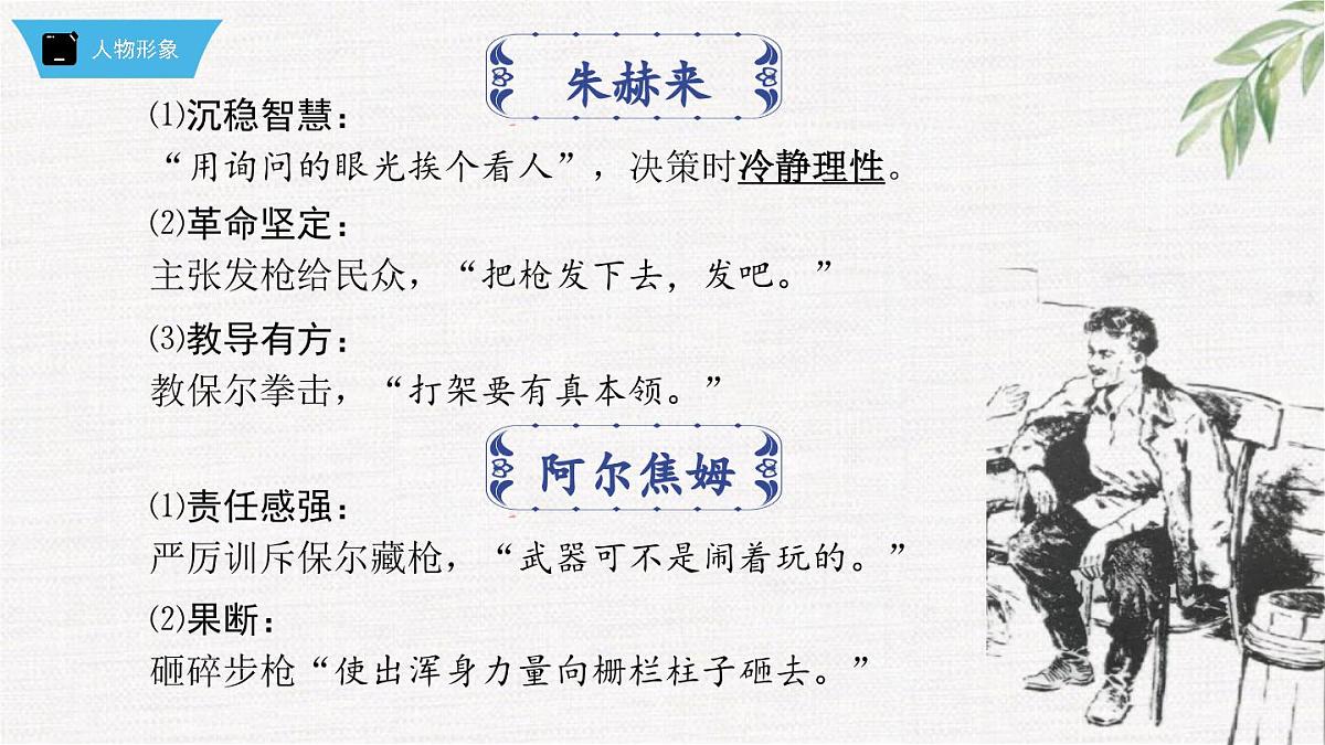 新人教部编版语文七下 第五单元《钢铁是怎样炼成的》第1部第二章 章节课件第5页