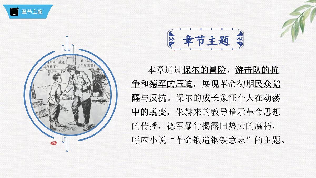 新人教部编版语文七下 第五单元《钢铁是怎样炼成的》第1部第二章 章节课件第7页