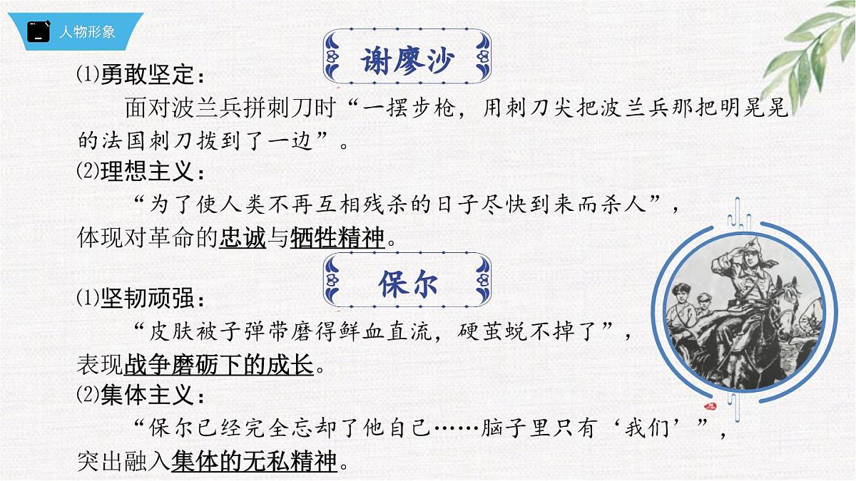新人教部编版语文七下 第五单元《钢铁是怎样炼成的》第1部第八章 章节课件第4页
