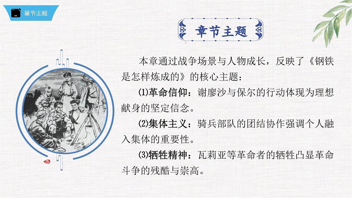 新人教部编版语文七下 第五单元《钢铁是怎样炼成的》第1部第八章 章节课件第6页