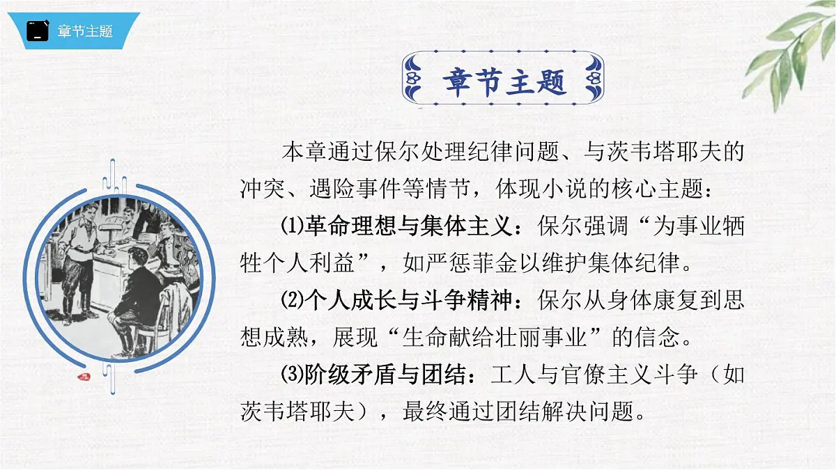 新人教部编版语文七下 第五单元《钢铁是怎样炼成的》第2部第三章 章节课件第7页